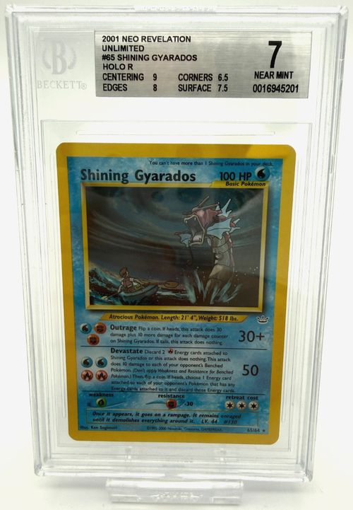 Shining Gyarados (NR 65) Neo Revelation BGS 7