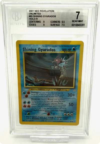 Shining Gyarados (NR 65) Neo Revelation BGS 7